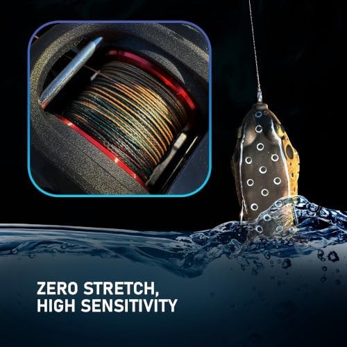 Reaction Tackle Braided Fishing Line Hi Vis Orange 30LB 500yd