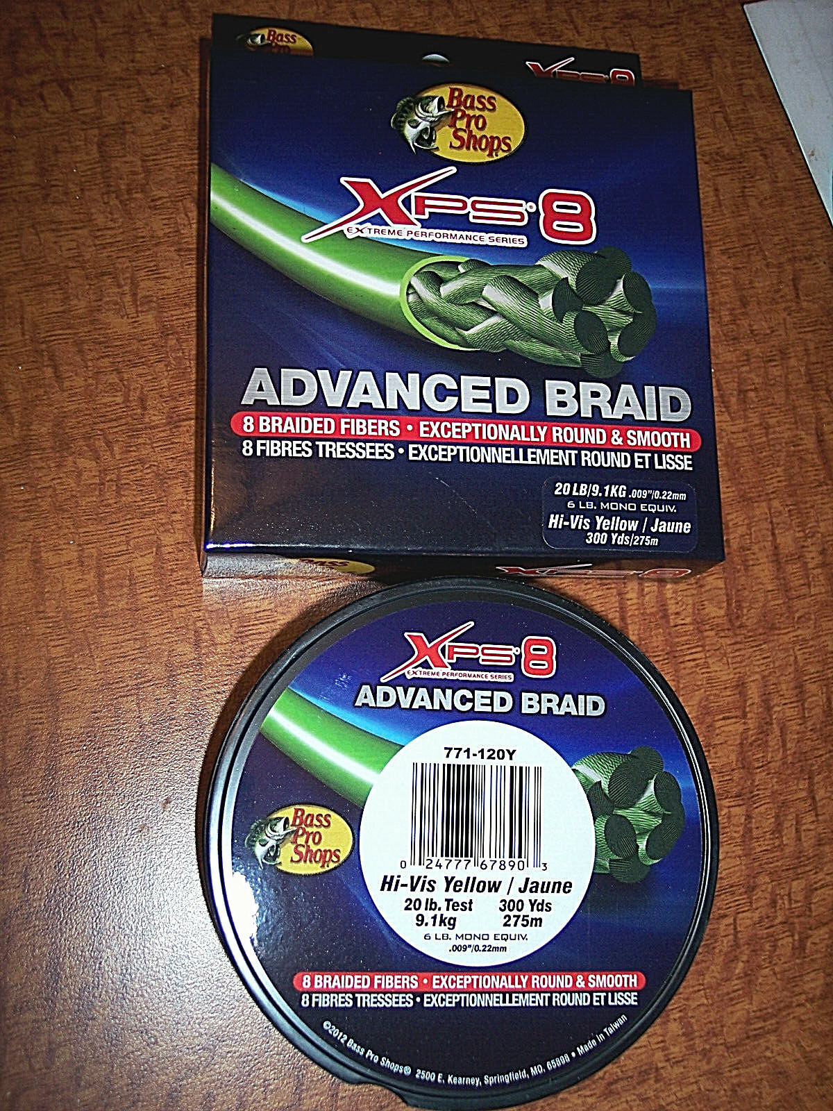 20 lb Fishing Line XPS Advanced Braid 300 yd Extreme Performance Fishing Line