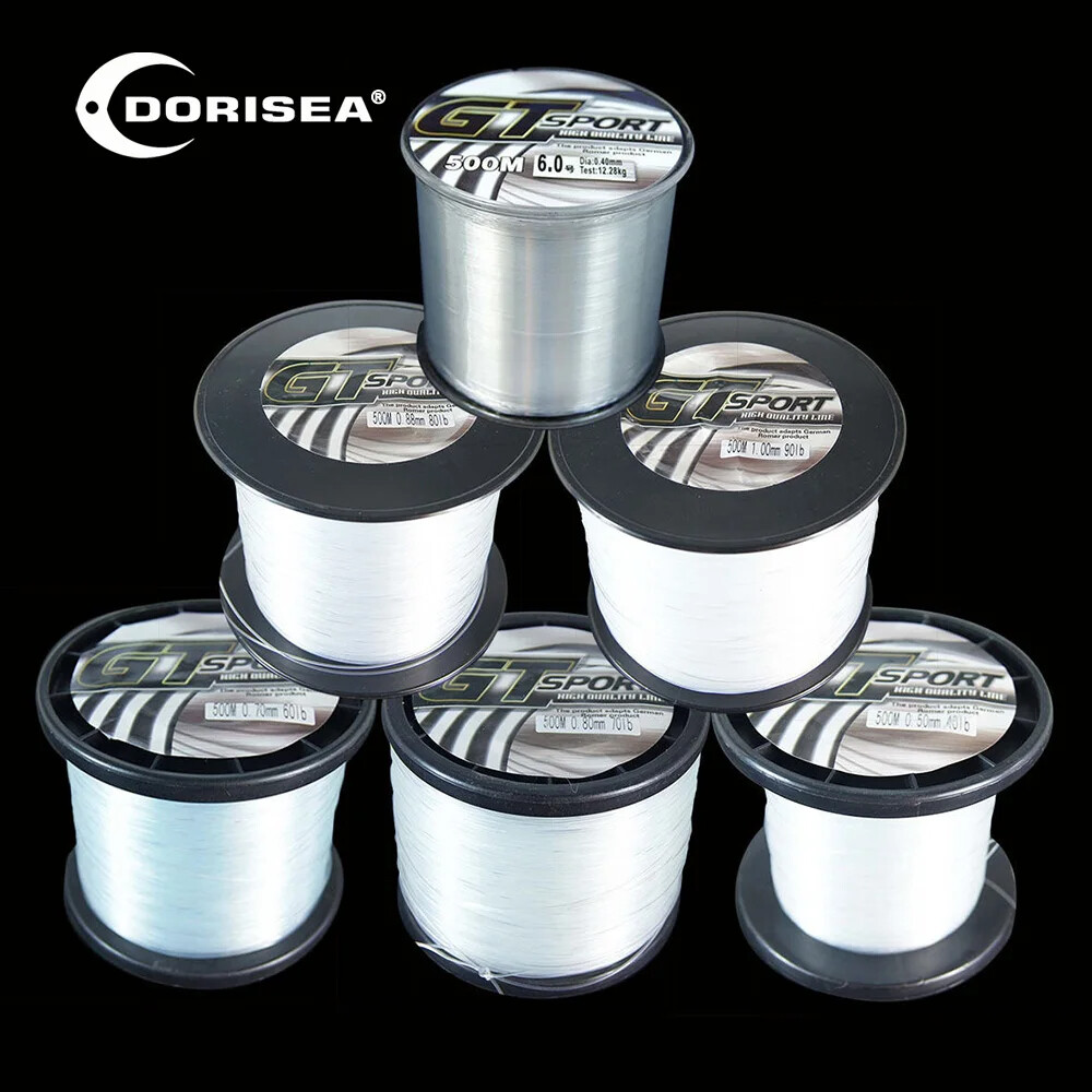 Monofilament 100M 300M 500M 1000M Nylon Line Clear Fishing Line Mono 2LB-90LB