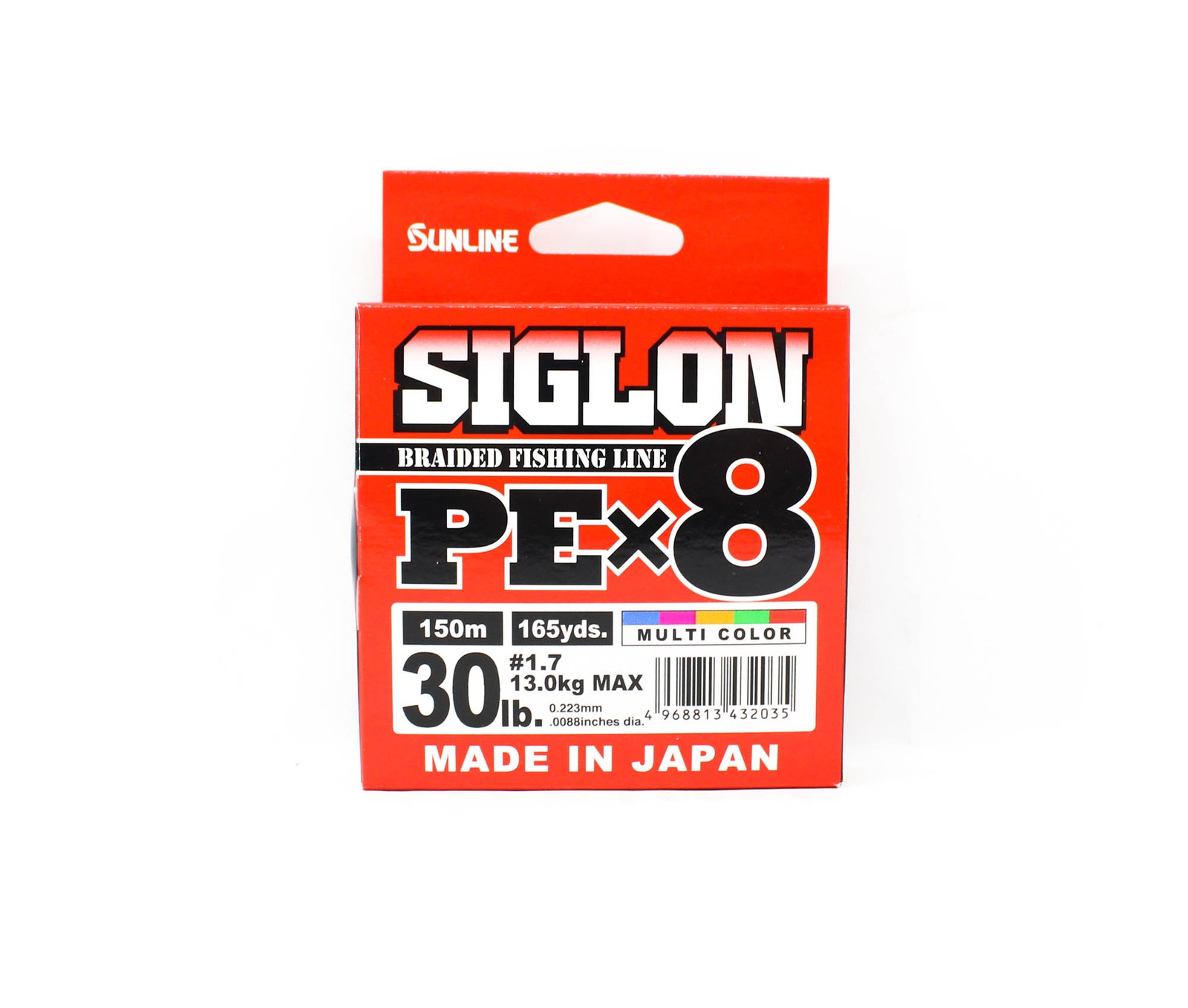 Sunline P.E Line X8 Siglon 150M P.E 1.7 30LB Multi (2035)