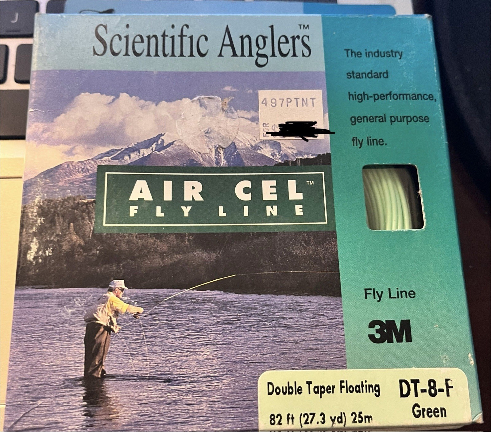 Scientific Anglers Air Cel DT-8-F Double Taper Green Floating Fly Line