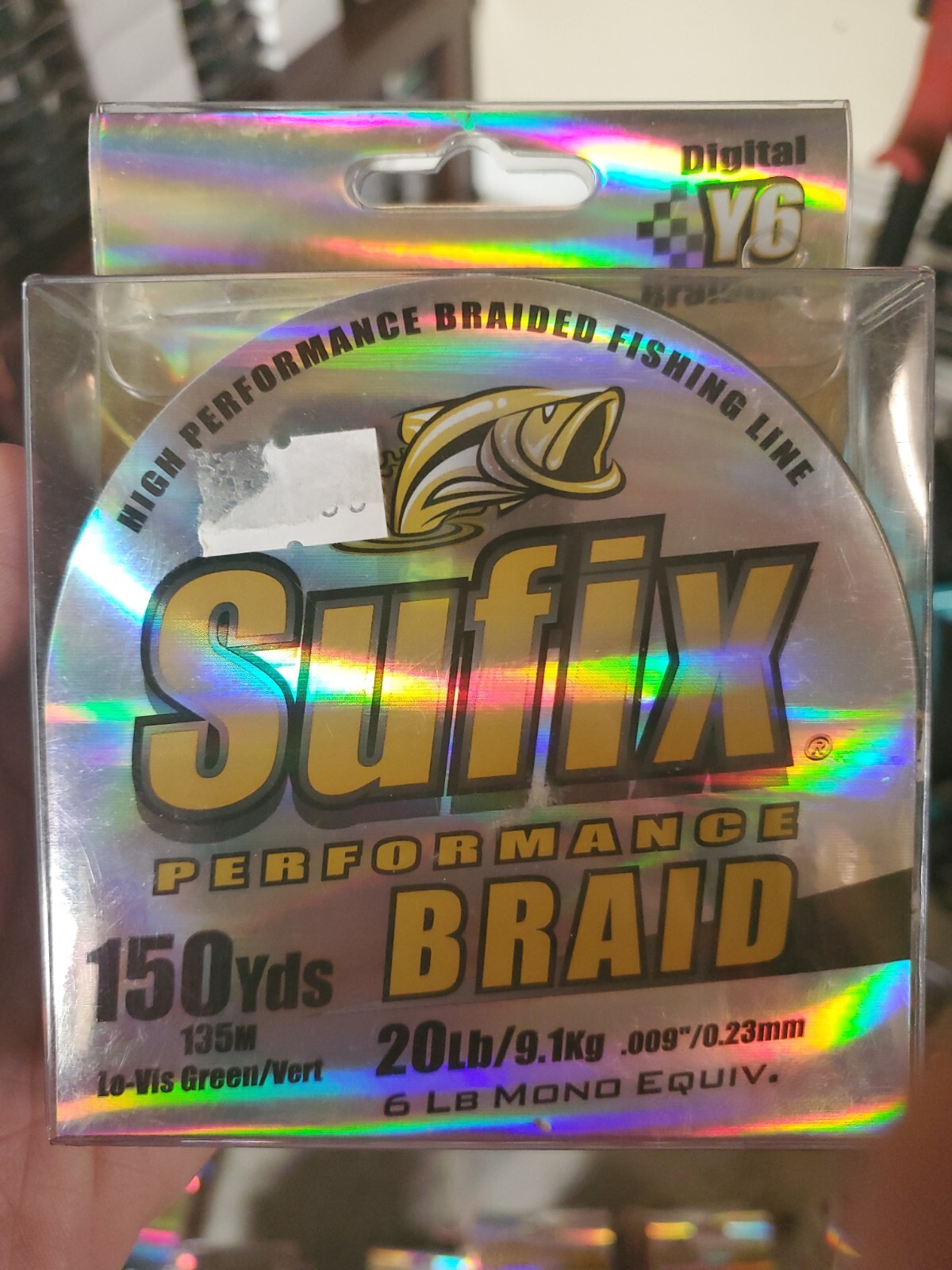 Sufix Performance Braid Fishing Line – 150 Yards and 20 Pound Test – Green