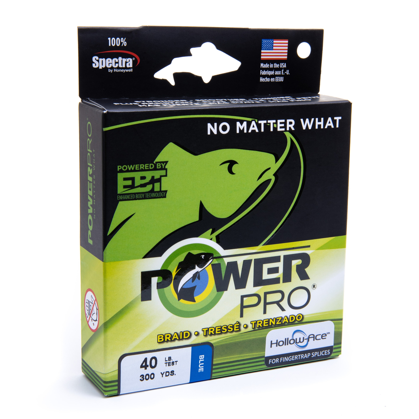 PowerPro Hollow-Ace Braided Fishing Line – Marine_Blue – 80lb – 100yd/92m (21…