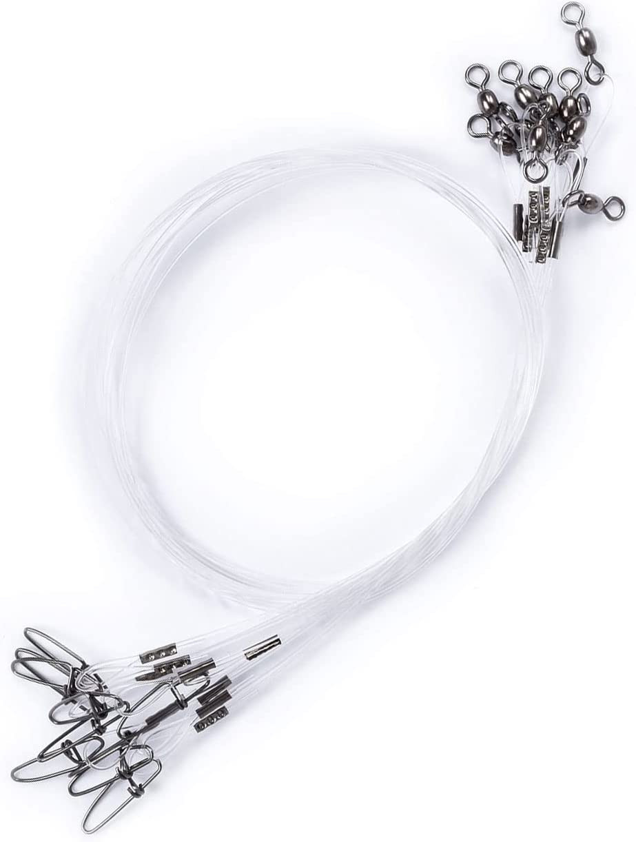 50 Lb Fluorocarbon Fishing Leader,10Pcs/20Pcs Fluorocarbon Leaders Saltwater