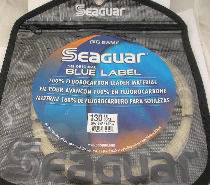 Seaguar 130FC30 Fluorocarbon Invisible Leader Material 130Lb Test 30M