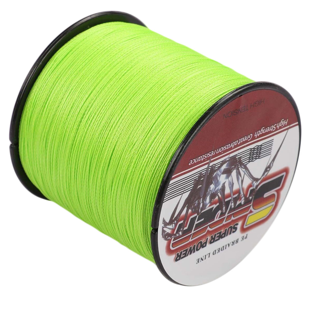Superb Power Braided Fishing Line Fluorescent Green 300M/1000M/500M 6LB- 500LB