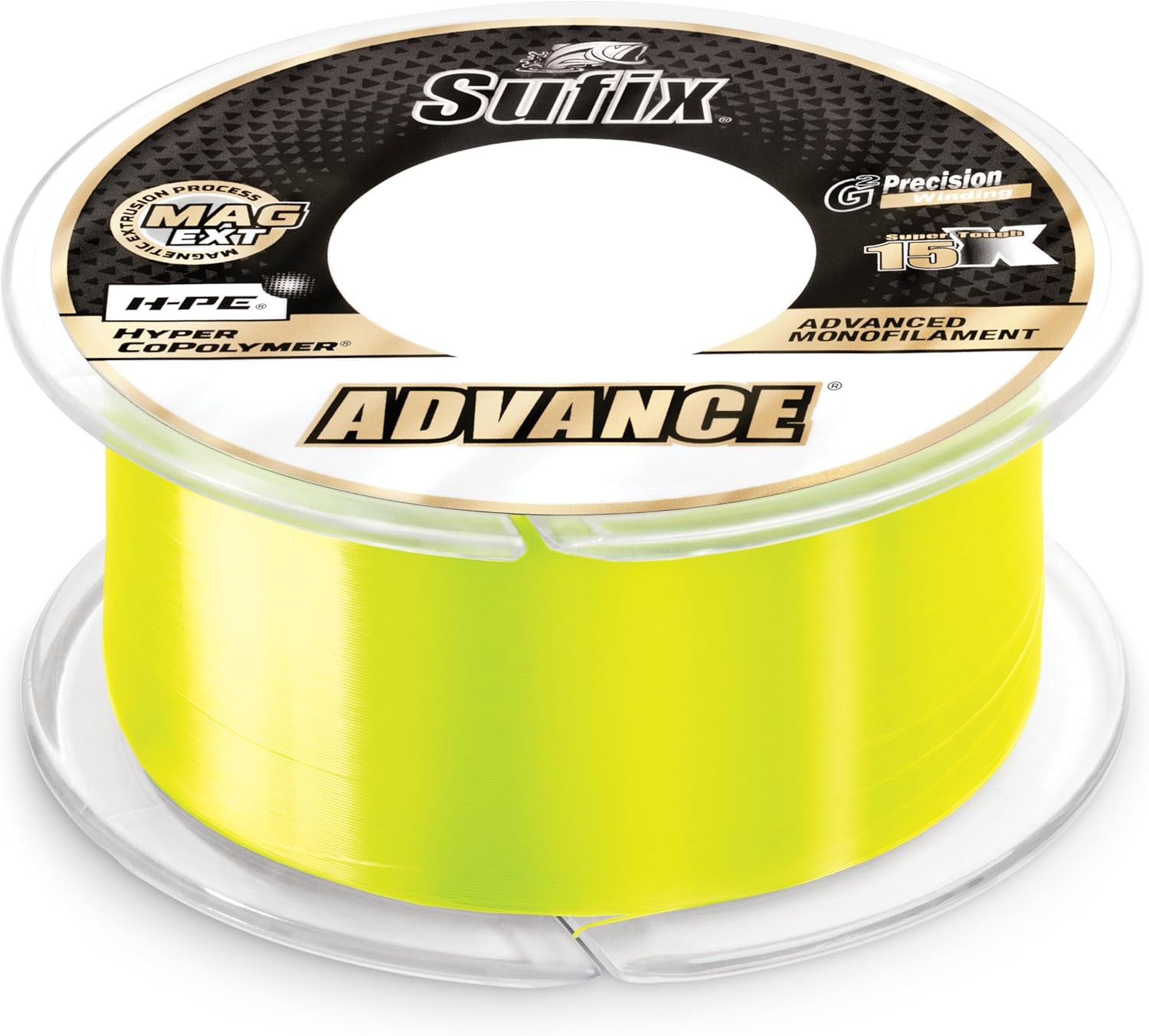 Advance Monofilament 14 Lb Neon Lime – 1200 Yds