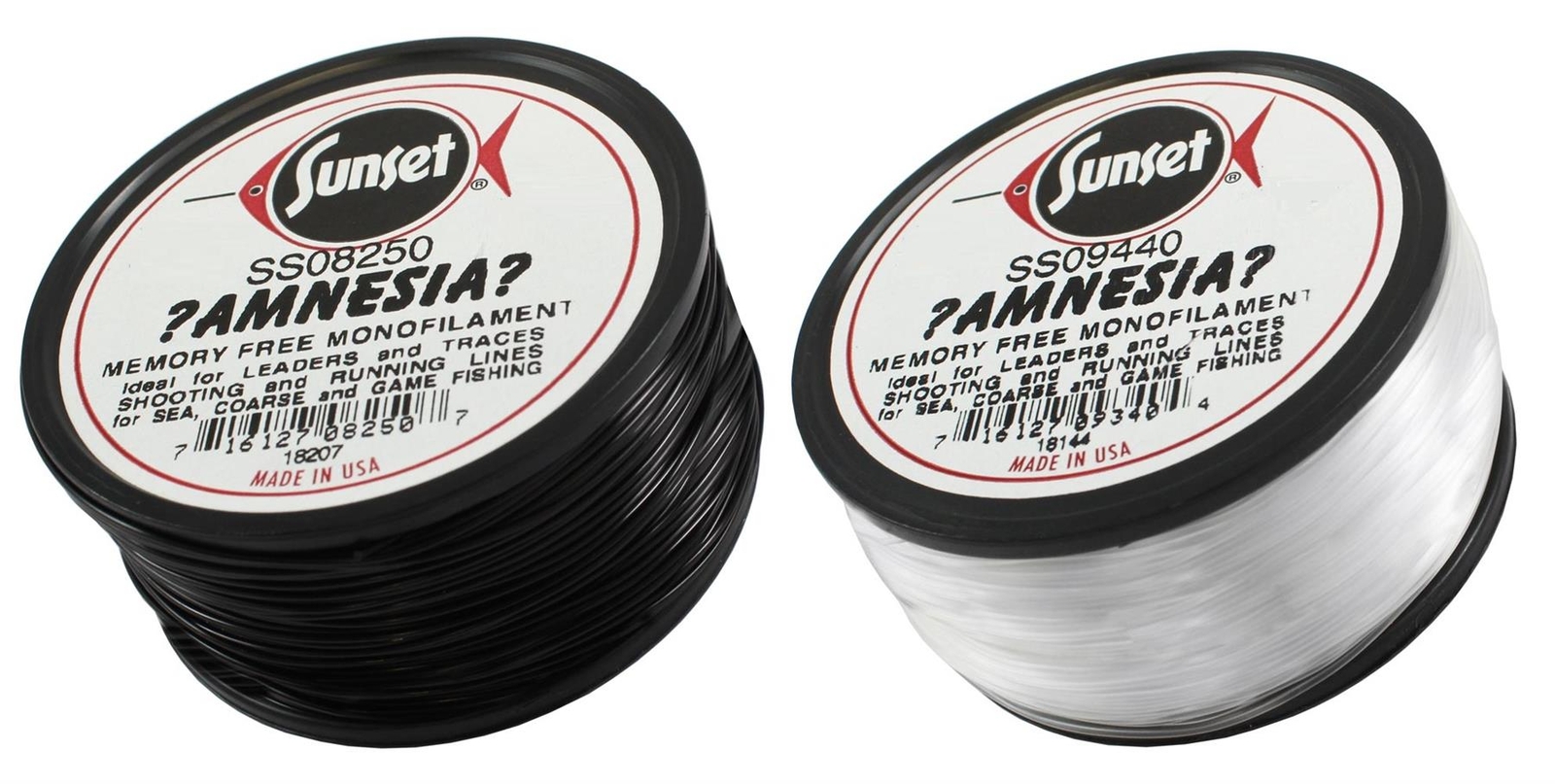 Sunset Amnesia 40 lb – 60 lb – Clear / Black / Fishing Shockleader