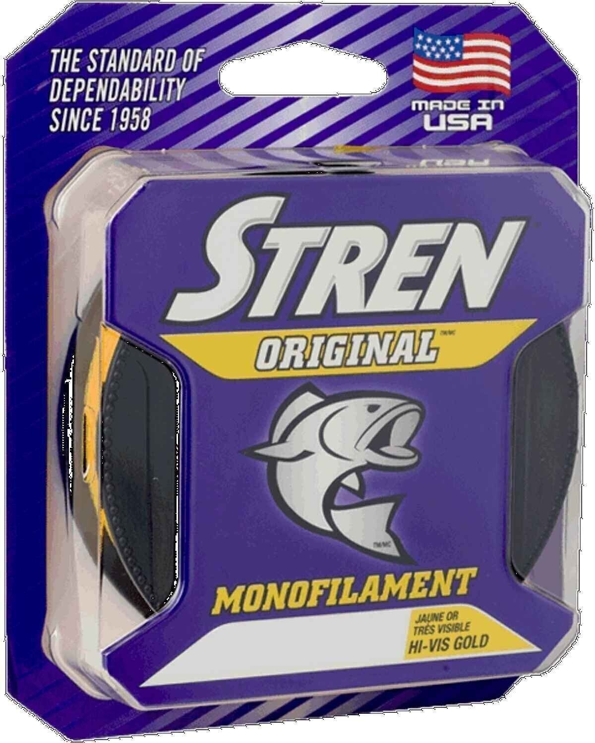 Stren Original®, Hi-Vis Gold, 4lb | 1.8kg Monofilament Fishing Line, Suitable