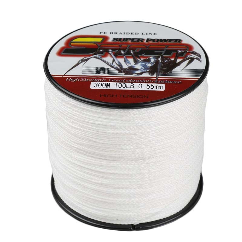 Spider 14 Colors Power PE Dynema Braided Fishing Line 300M/328yds 6LB-300LB
