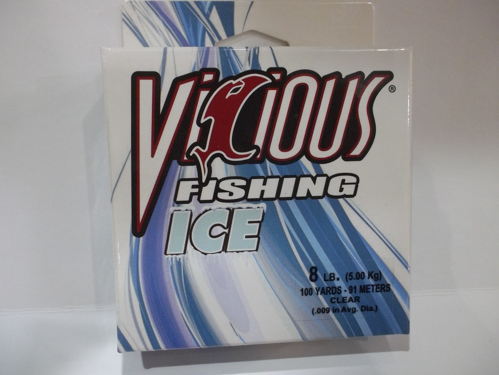 Vicious Ice fishing line 100 yard spools Clear color Choose your weight! NIP
