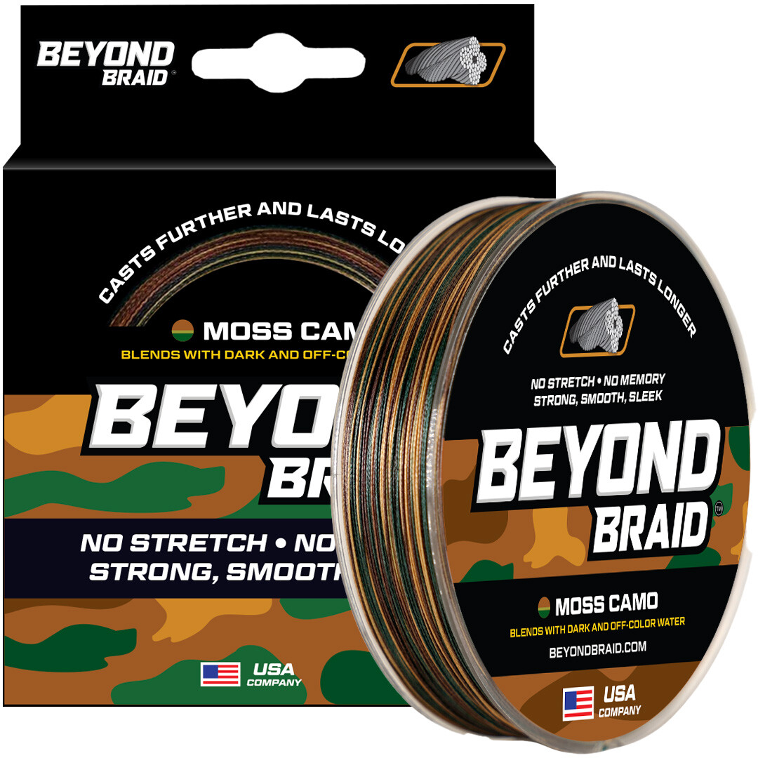 Beyond Braid Braided Fishing Line – Abrasion Resistant – No Stretch – Strong