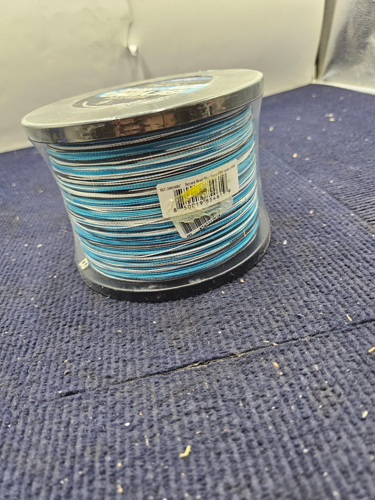 Beyond Braid 2000100BC Braided Fishing Line Blue Wave 2000yds 100LB