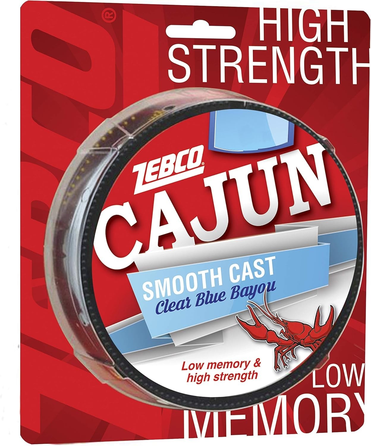 Cajun Smooth Cast Fishing Line, 330-Yard Monofilament, Blue Tint for Clear Water