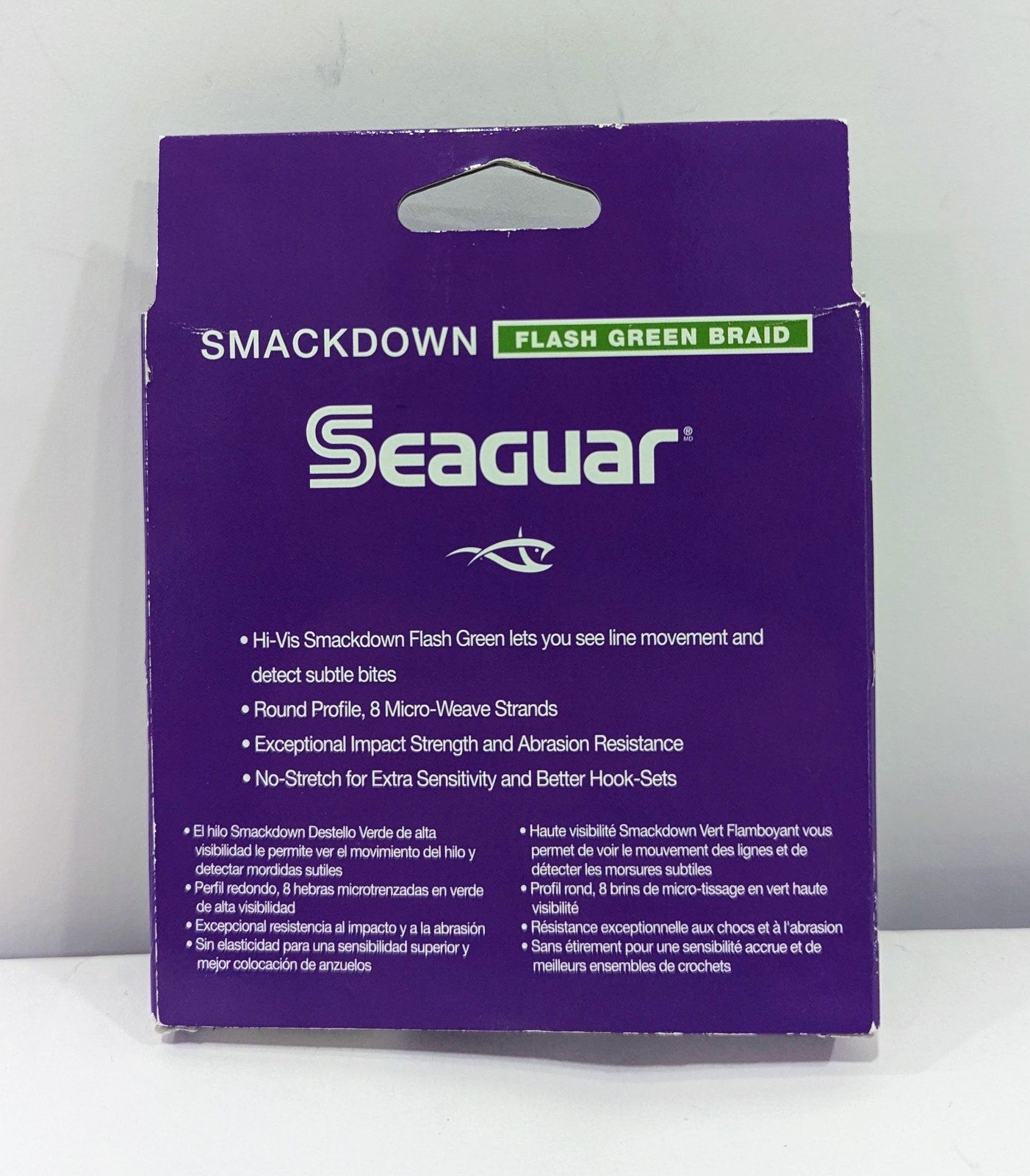 Seaguar Smackdown High Visibility Fishing Line – Flash Green Braid 20lb | 300yd