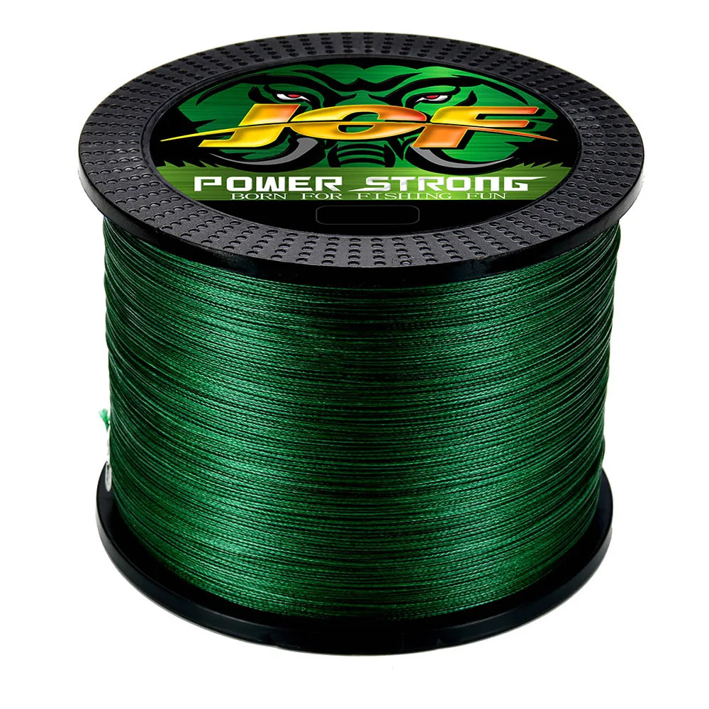 JOF 12 Strand Braided Fishing Line PE 100-1000M Multifilament Sea Wire
