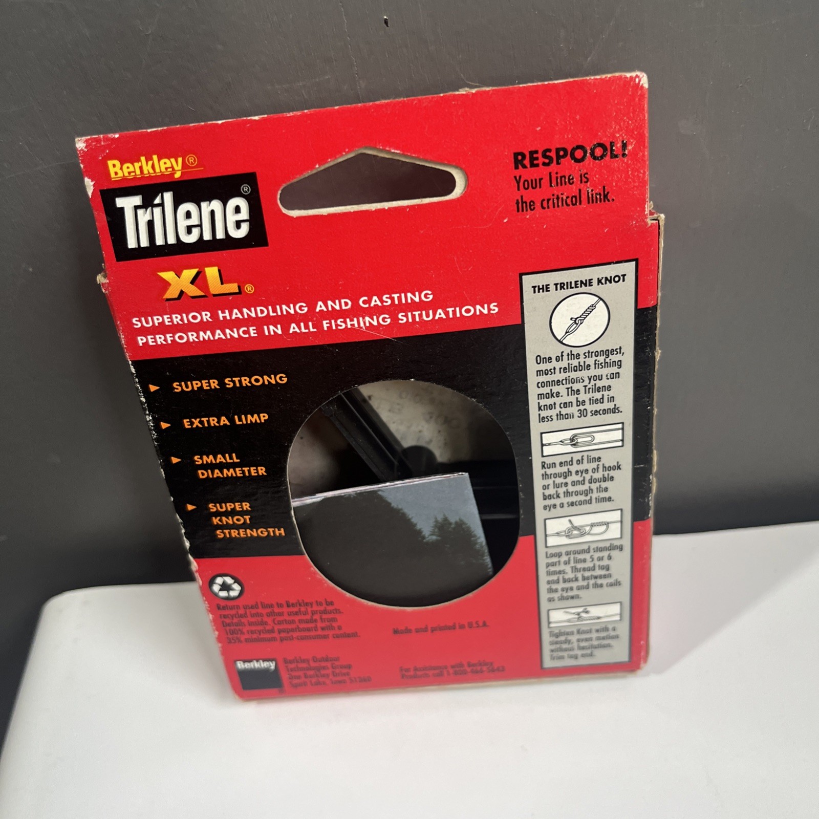 Berkley Trilene 8 LB 400 Yards XL SMOOTH CASTING Clear Super Strong Fishing Line