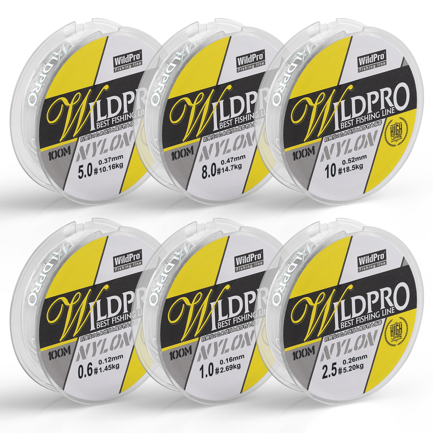 100M/ 109YARDS Nylon Line Monofilament Clear Power Sea Fishing Line 3-40 LBS