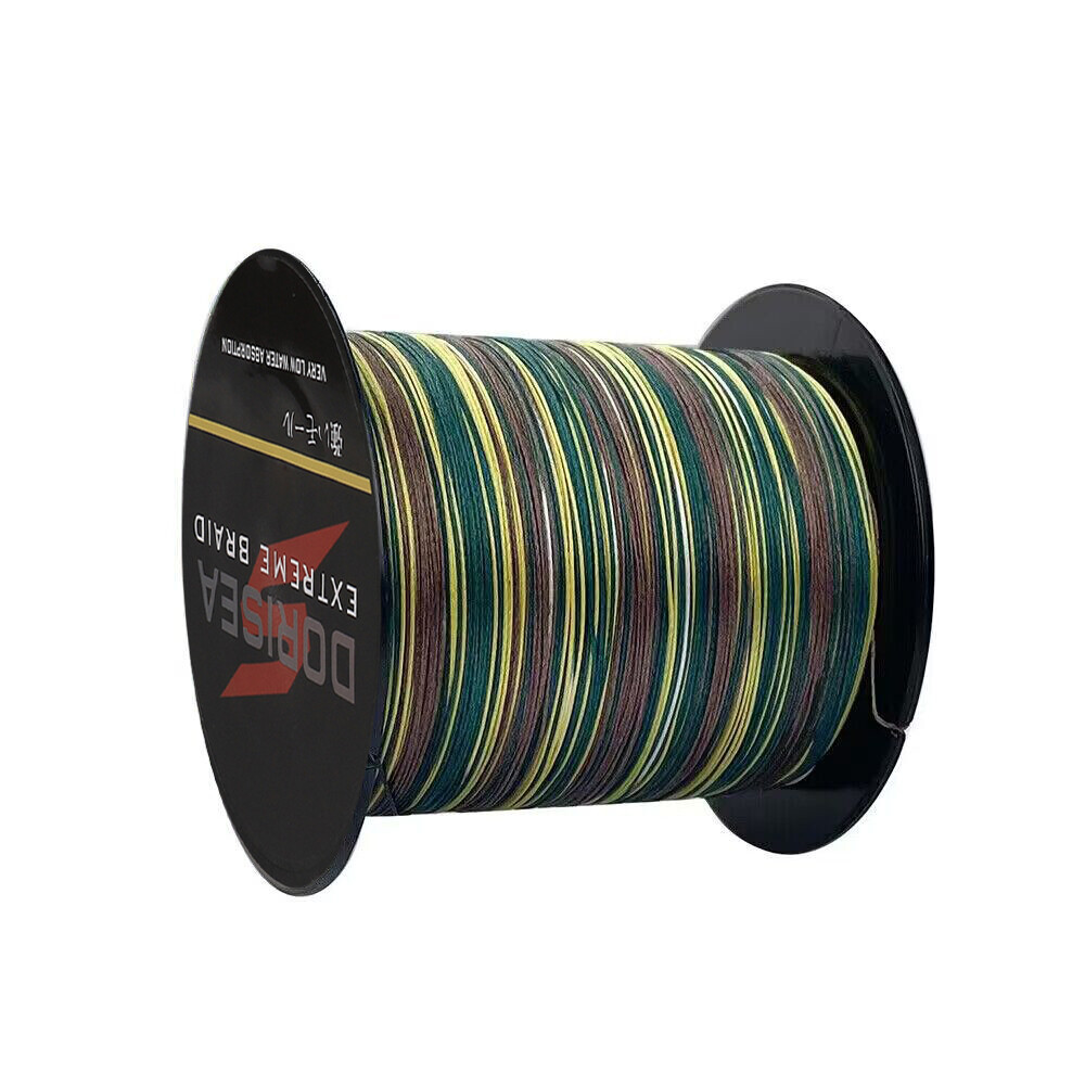 Dorisea 4/8 Strands 100M-2000M Camouflage Color PE Extreme Braided Fishing Line