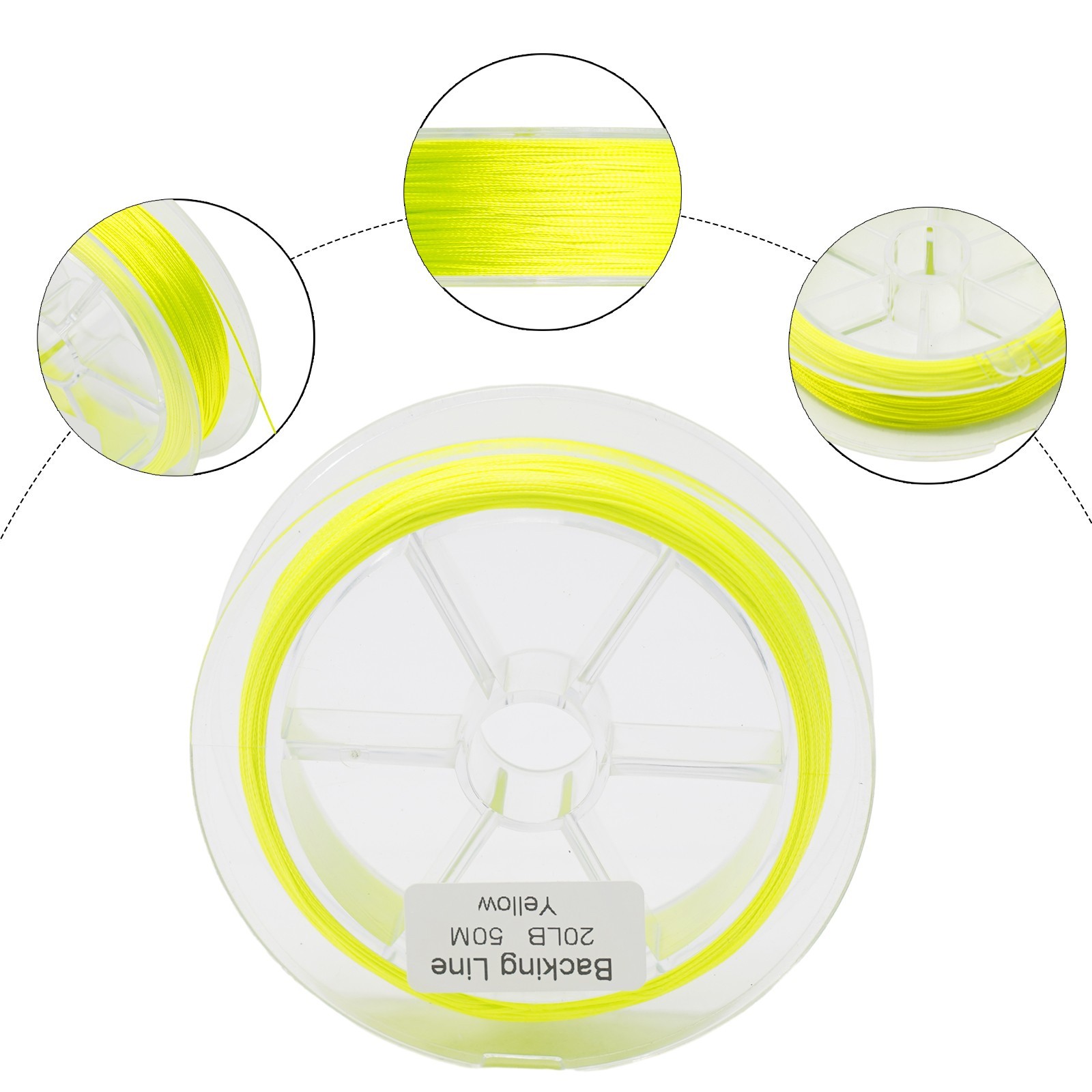 20/30lbs Line-Backing-Fishing-Trout Line&Loop Dacron 8-Braided Fly Line Backing