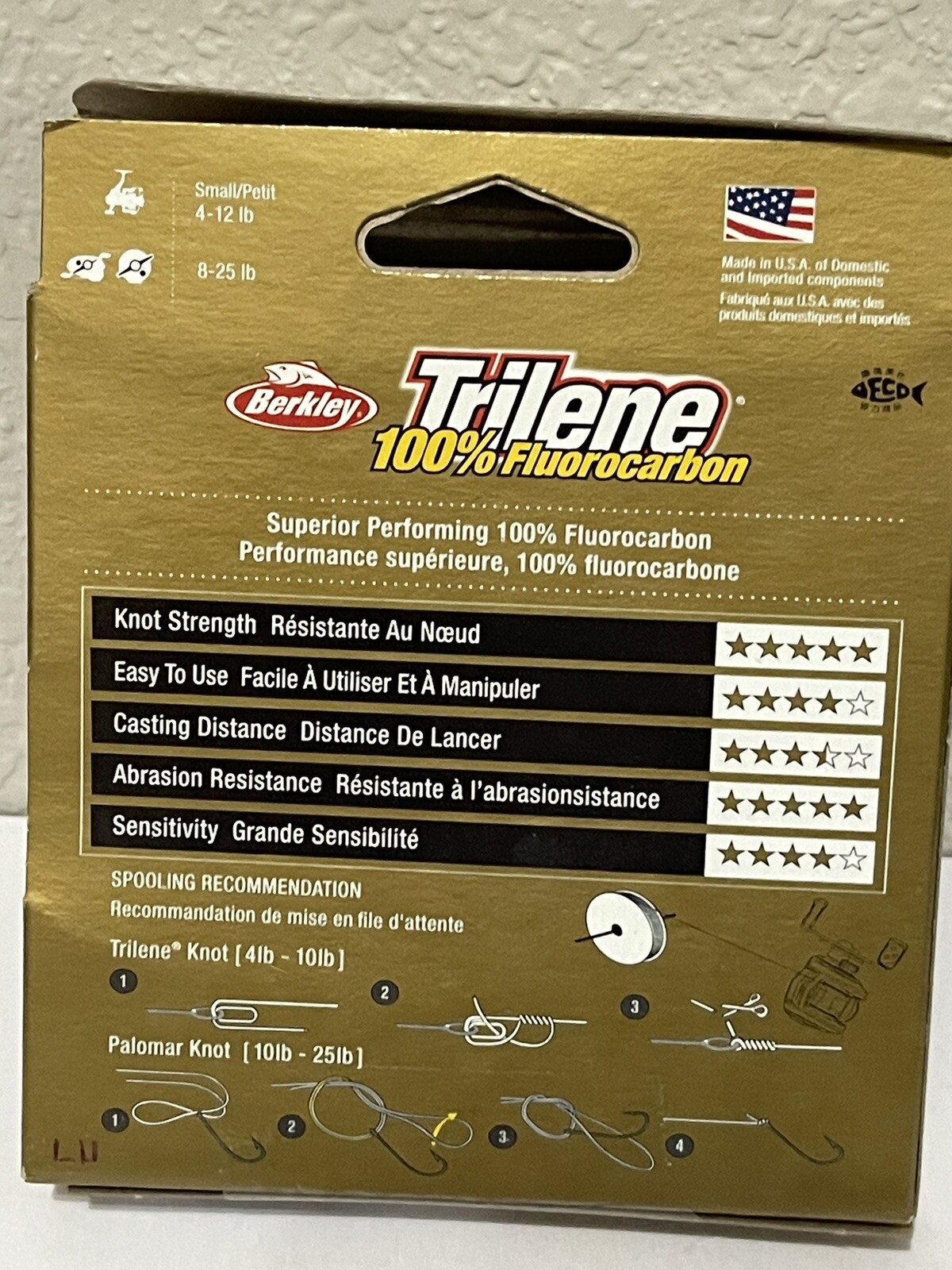 Berkley Trilene 6lb 100% Fluorocarbon Professional Grade 200 Yard Fishing Line