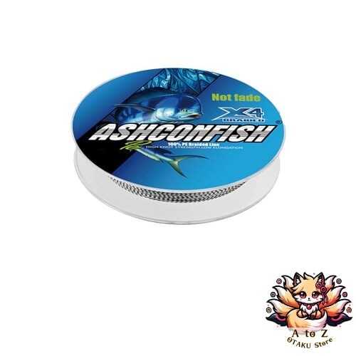 NEW Ashconfish PE Fishing Line Polyethylene Fishing Line 200M Black &amp White