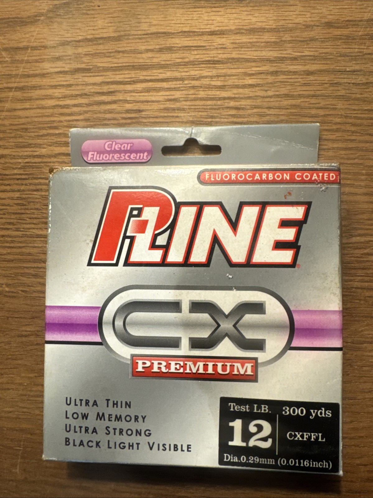 P-Line CX Premium Fluorocarbon-Coated Mono 12 Lb 300 Yd Clear Fluorescent
