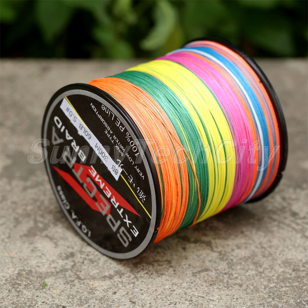 300m/500m/1000m 8 Strands PE Braided Fishing Line 12-160LB Strong Fishing Line