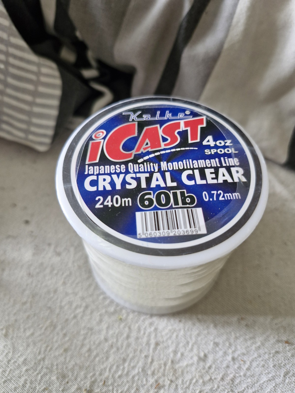 Koike iCast Clear Quality Mono Fishing Line 60lb 4oz Spools