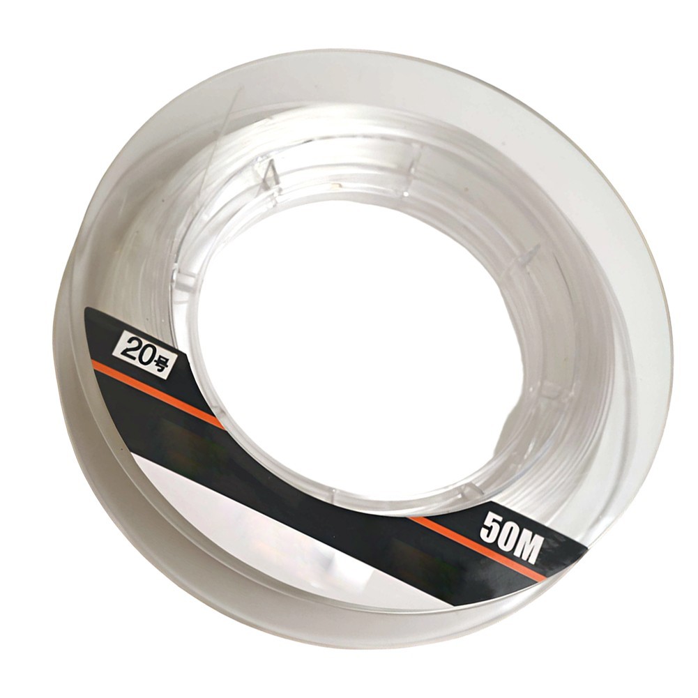 Fluorocarbon Monofilament Leader Line 50m Diameter 0.5mm 0.65mm 0.75mm 0.9mm