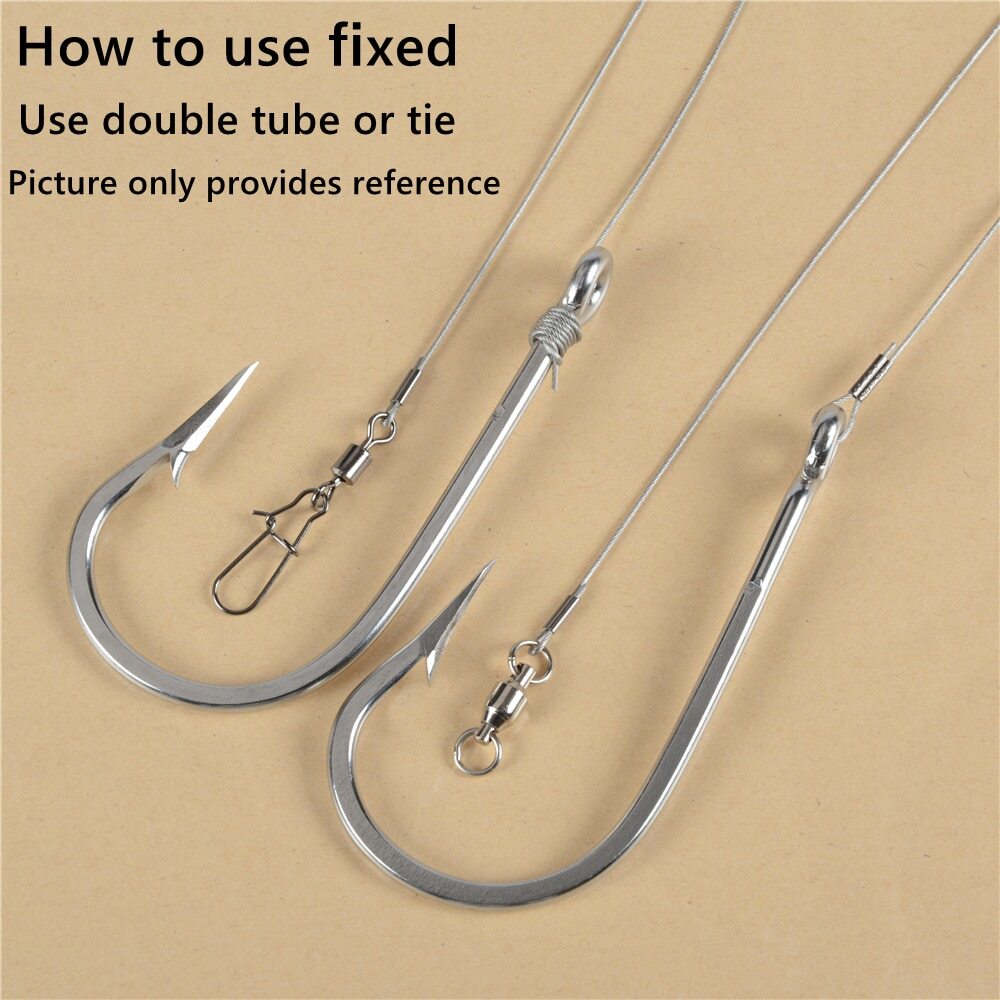 70lb-368lb Fishing Steel Wire Fishing Lines 7×7 49 Strands Super Soft Wire Lines
