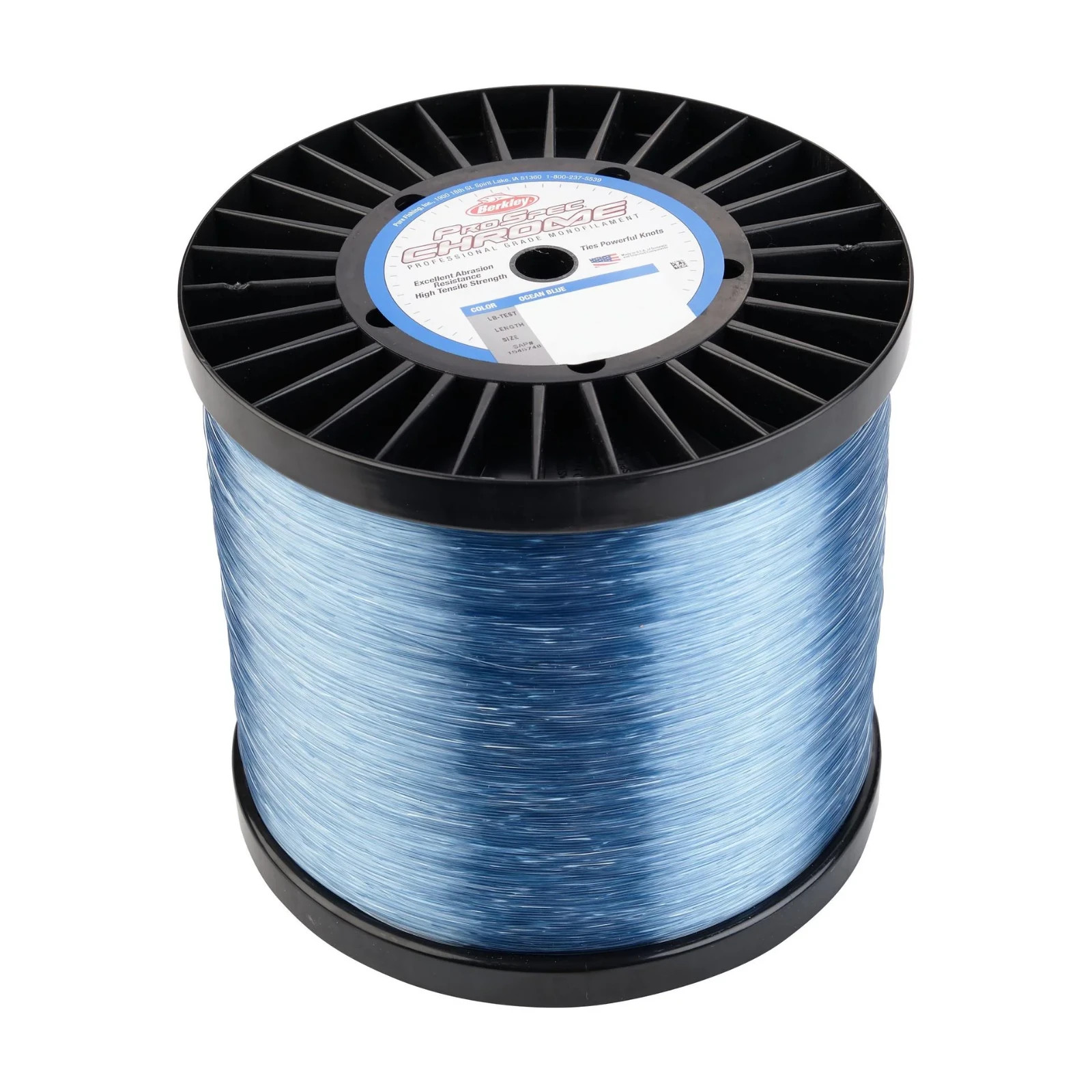 Berkley Prospec Chrome Monofilament, 130lb, 2000 yds, Ocean Blue. PCS5B130-OBL