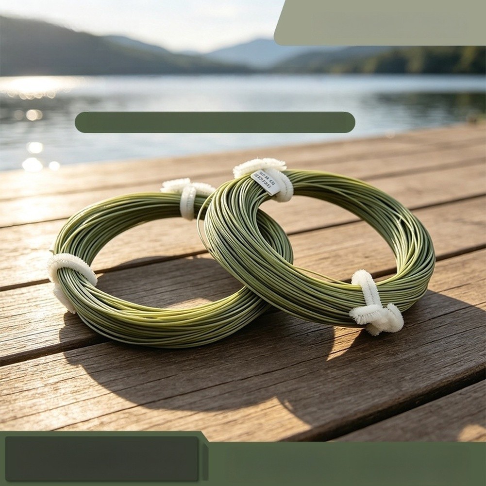 Moss Green WF Fly Line 100FT 3IPS Sinking Designed for Shallow Streams