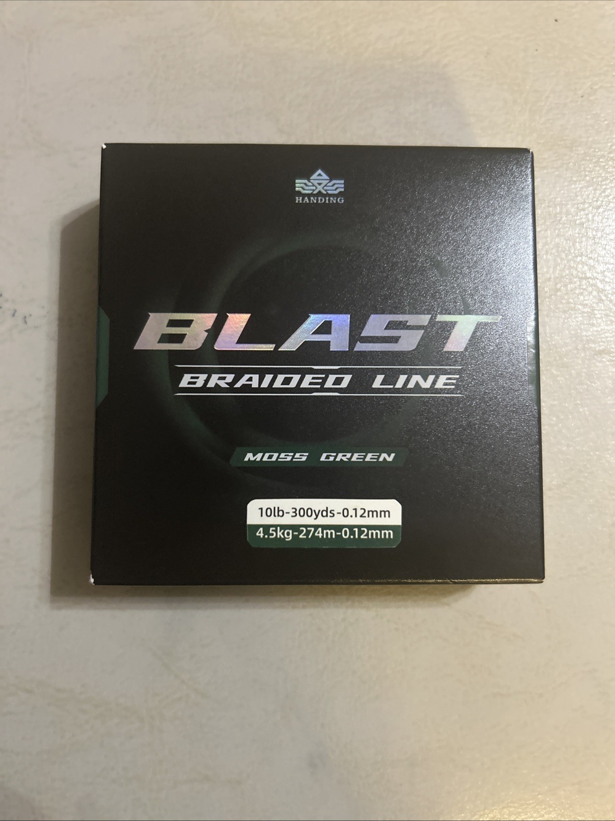 Blast Braided Fishing Line Ultra-Thin Diameter 10 lb – 300yds 0.12mm Moss Green