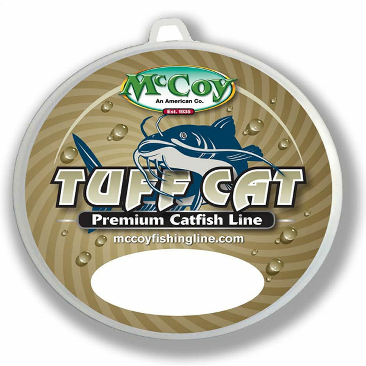 McCoy Tuff Cat Fishing Line Sizes 15, 20, 30 lb 250 yd Spool Light Brown NEW