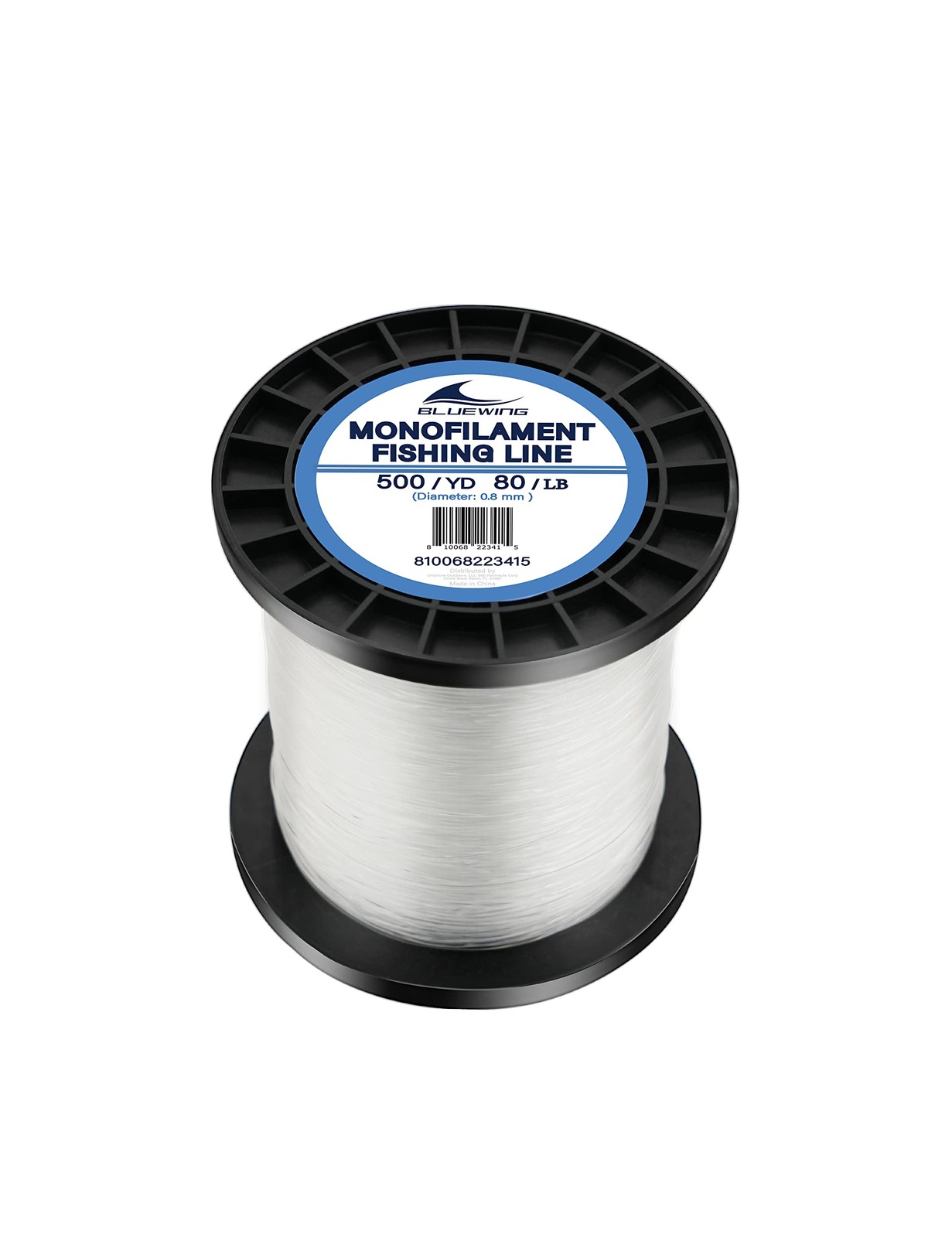 Monofilament Fishing Line Dia. 0.8mm 80 lbs 500 Yards Invisible Thin Diameter…