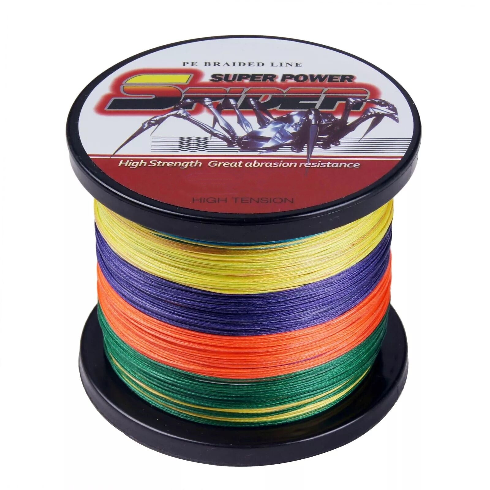 Dorisea 100m~2000m 6lbs-500lbs Spider Multicolor Braided Fishing Line Extreme