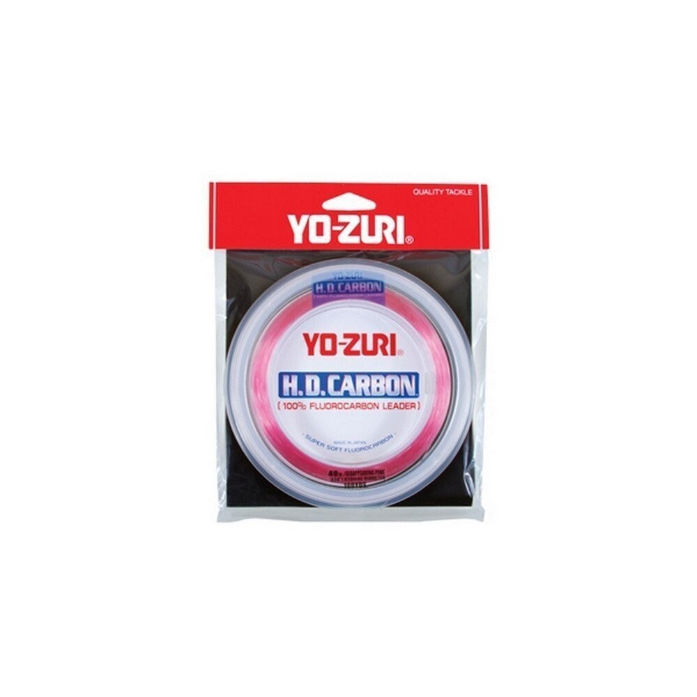 Yo-Zuri Saltwater Carbon Leader HD Leader 100 yd 30 lb Pink – HD30LBDP100SPL
