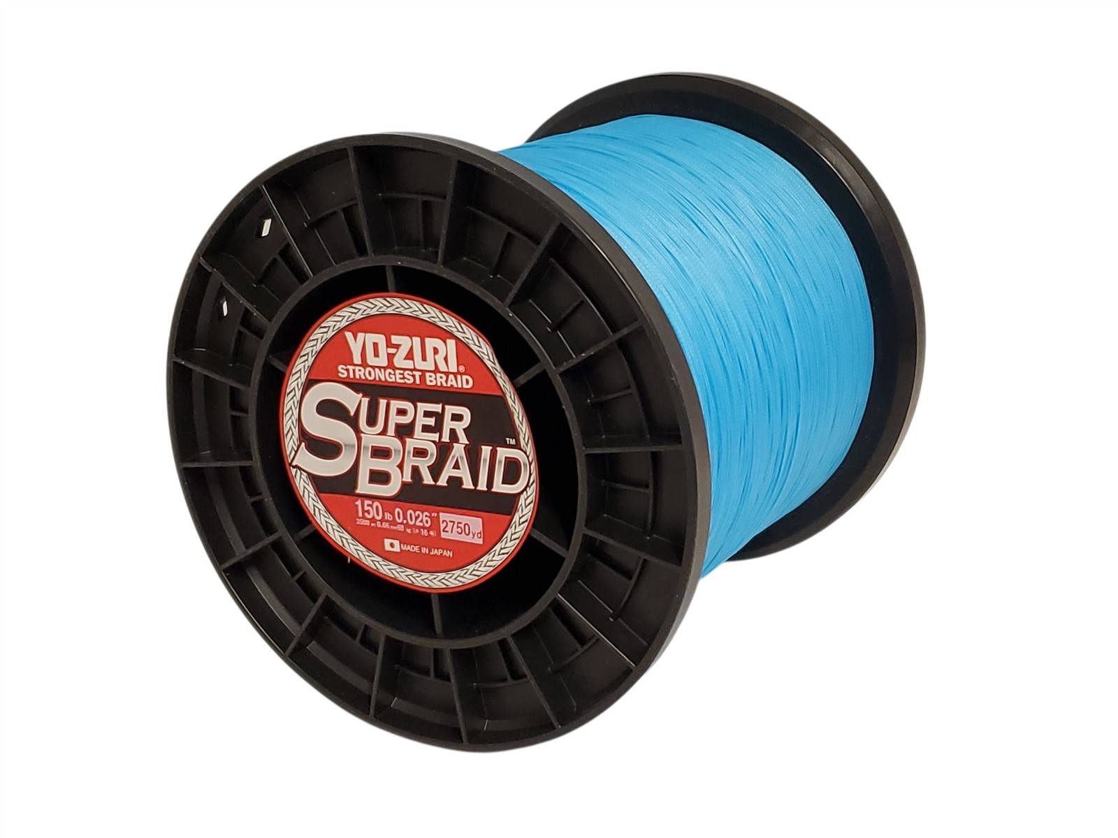 Yo-Zuri SuperBraid Clear Water Fishing Line Spool, 150lb Test, 2750yds, Blue NEW