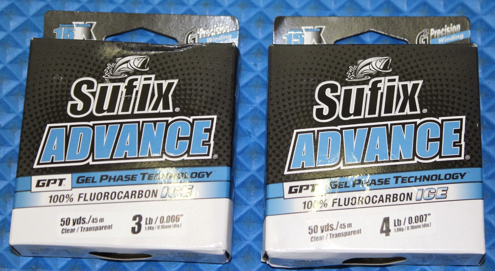Sufix Advance GPT 100% Fluorocarbon Ice 667- Clear CHOOSE YOUR LINE WEIGHT