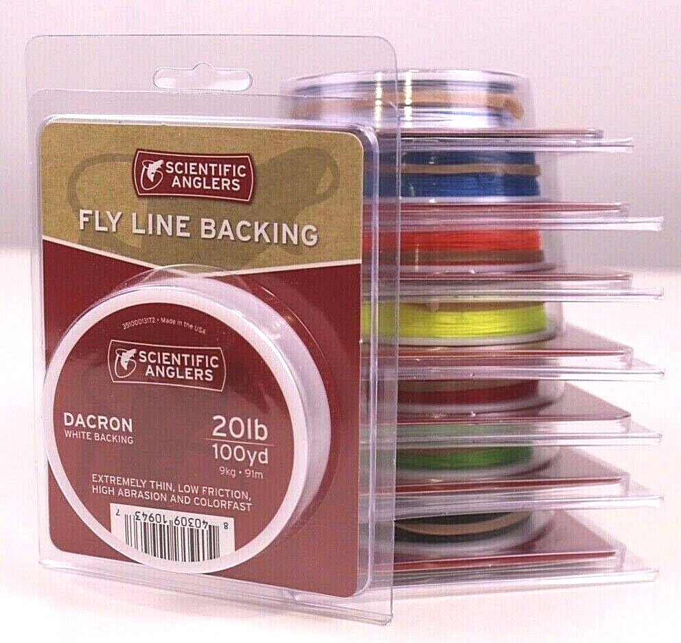 Scientific Anglers Dacron Fly Line Backing 100 yards 20 pound ALL COLORS