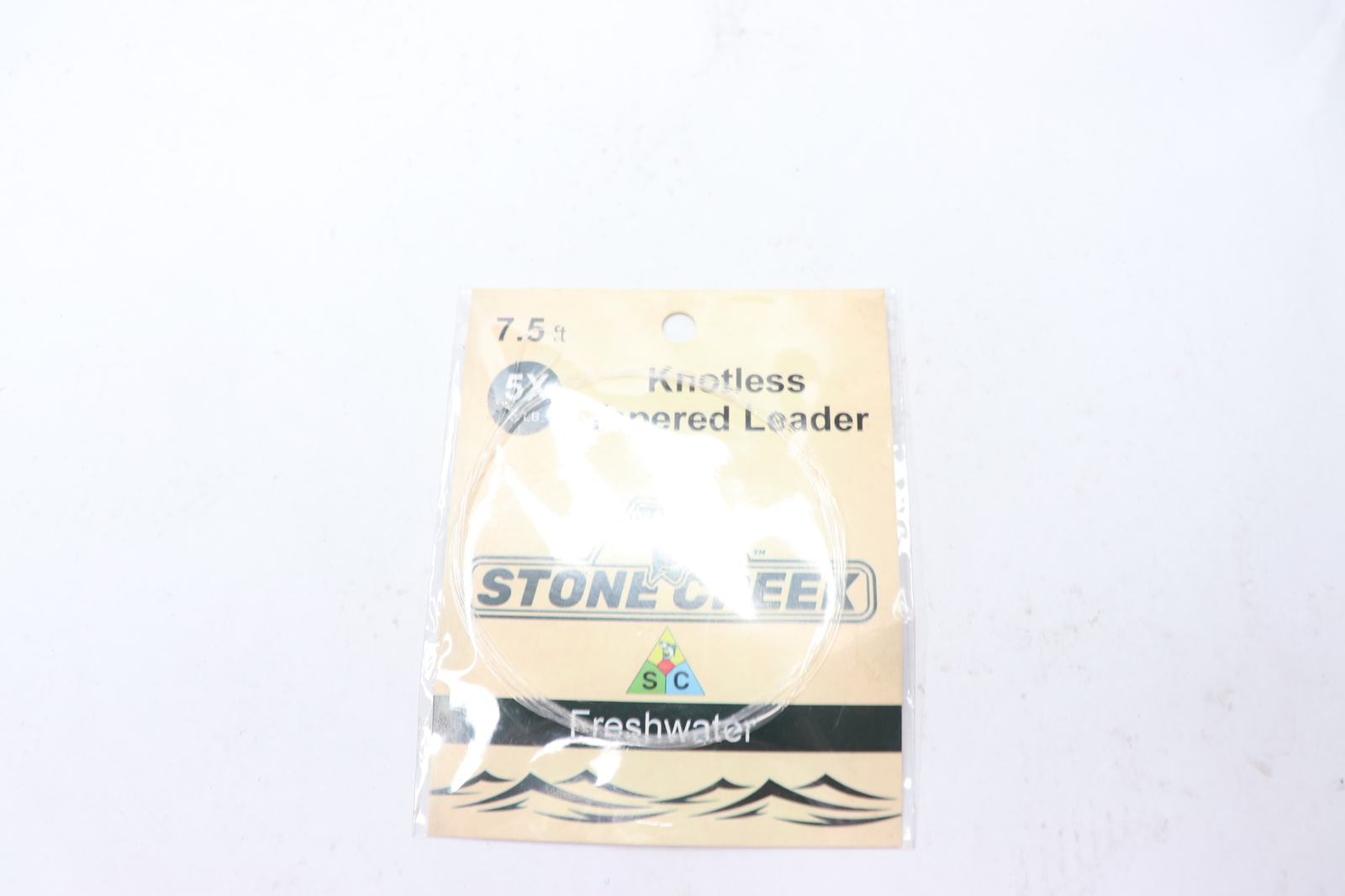 Stone Creek Knotless Tapered Leader 7.5 ft. SCL75X