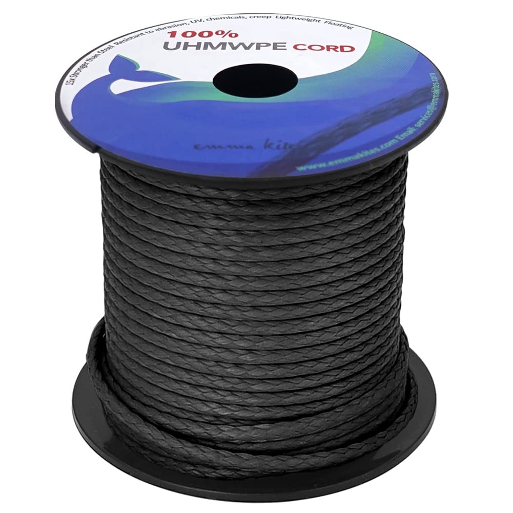 emma kites 100% UHMWPE Braided Cord Heavy Duty Abrasion Resist. Low Stretch U…