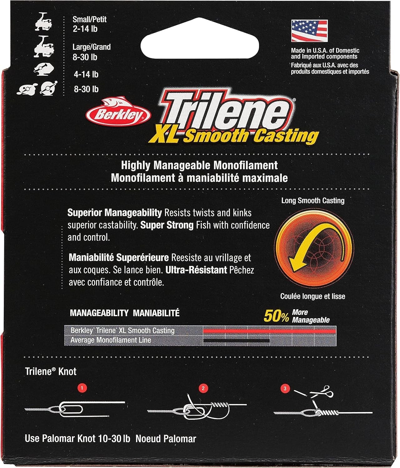 Trilene XL 8lb Monofilament Fishing Line – 990ft Clear for Optimal Performance