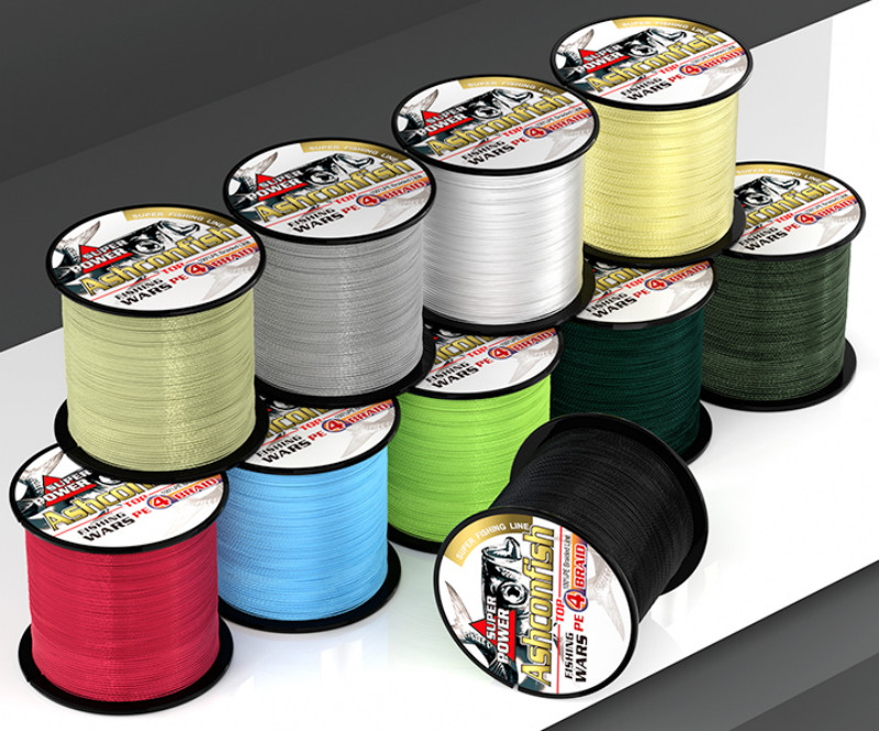 Ashconfish 300m/328yds Braided Fishing Line 6lb-100lb Extreme Braid Multi colors