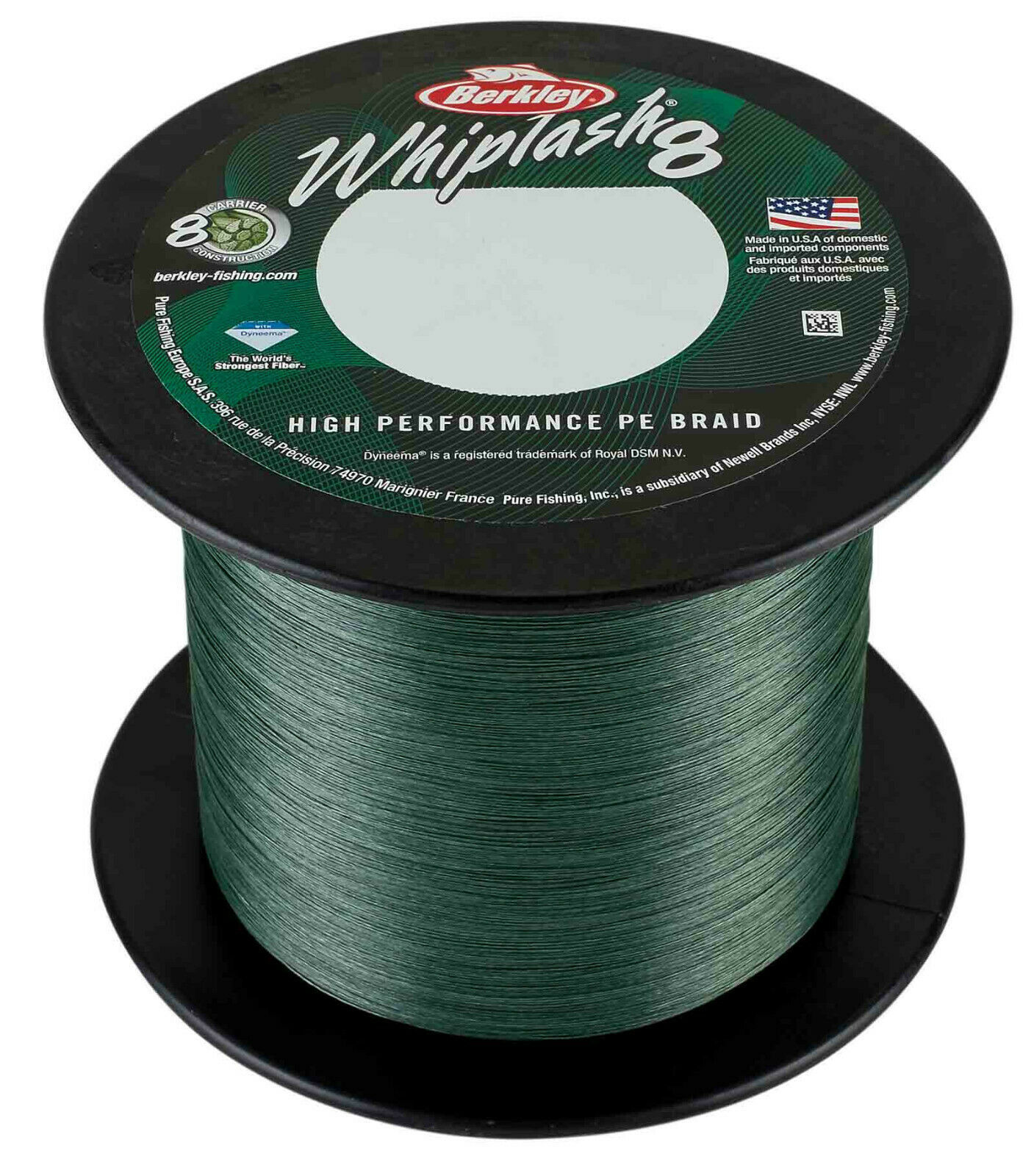 Berkley Whiplash 8 Carrier Green Braided Bulk 2000m Fishing Line – All Sizes