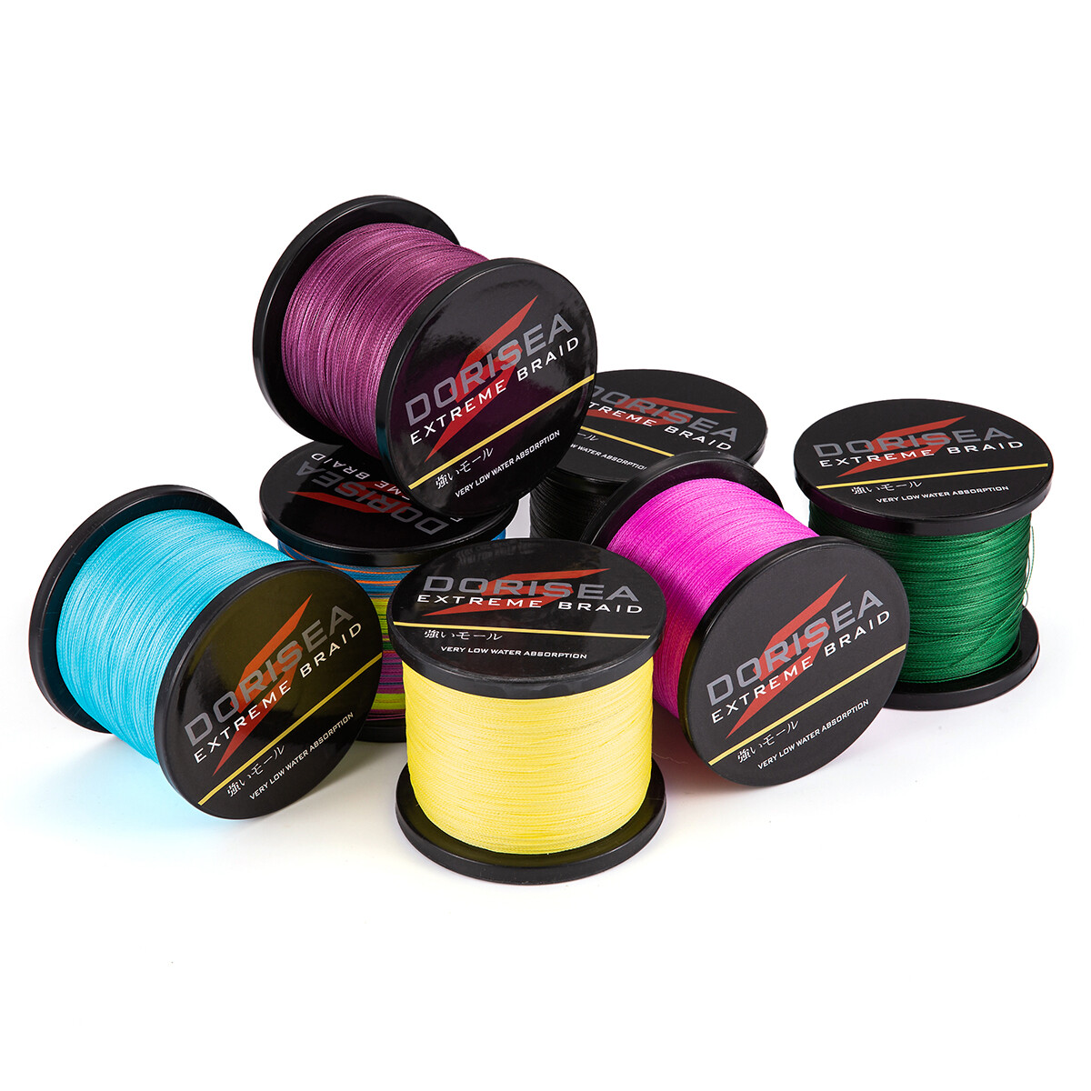 Dorisea Extreme PE Braided 300M 6-500LB Dynema Sea Lake Braid Fishing Line