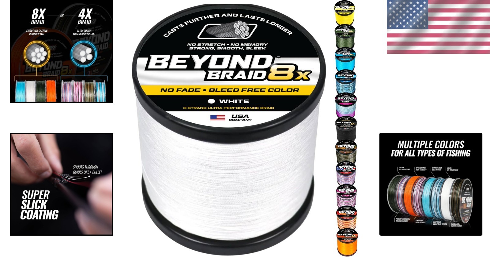 Braided Fishing Line – Super Strong & Abrasion Resistant