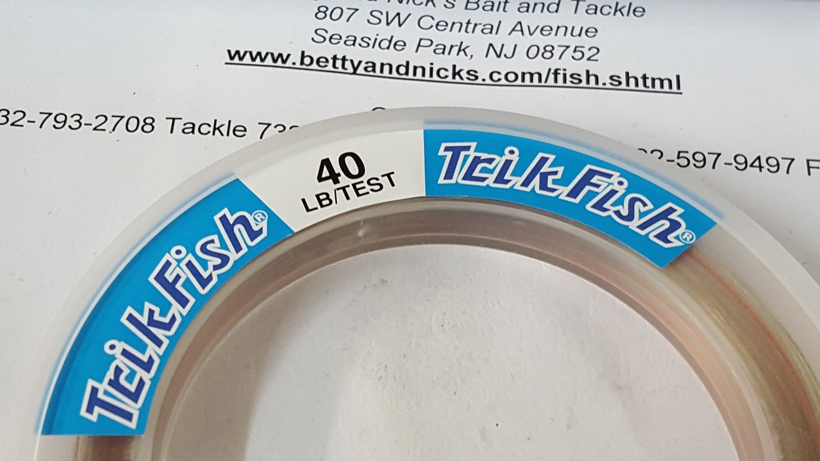 1 Spool Trik Fish Saltwater CAMO Leader Material 40 lbs. Test 50 Yards
