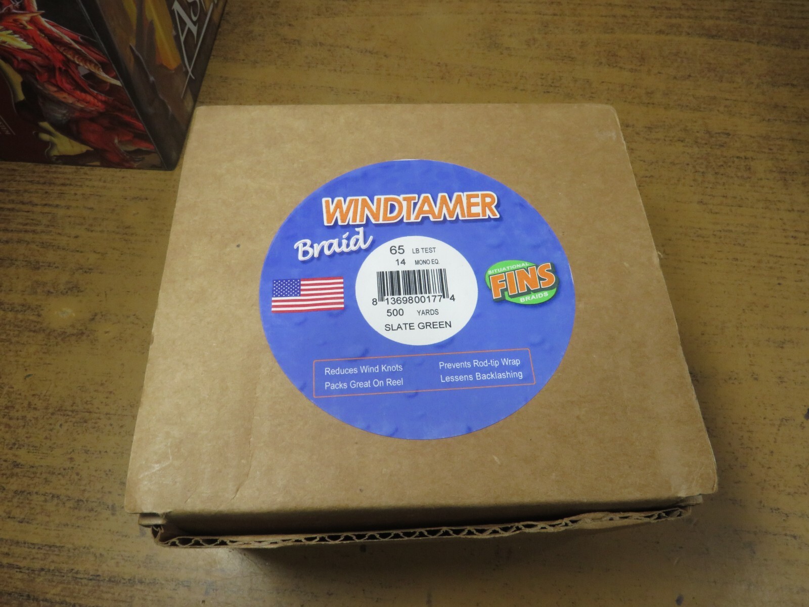 windtamer braid 65 lb 500 yards slate green